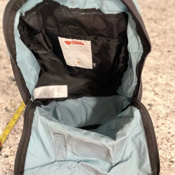 Fjallraven Kånken Sky Blue and Black Backpack - Picture 6 of 6